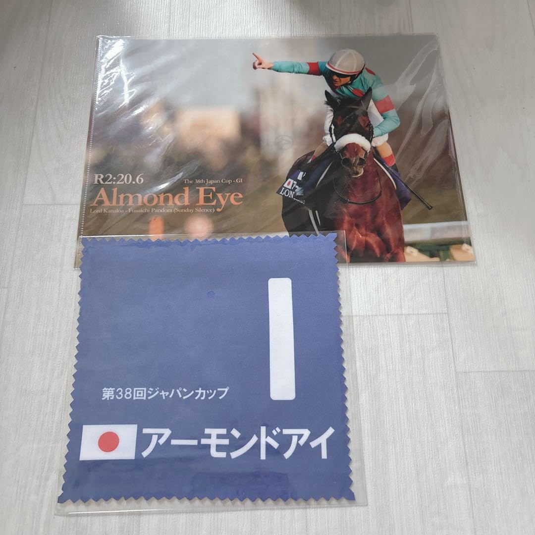Amazon.co.jp: JRA 競馬 アーモンドアイ クリアファイル クロス 2点